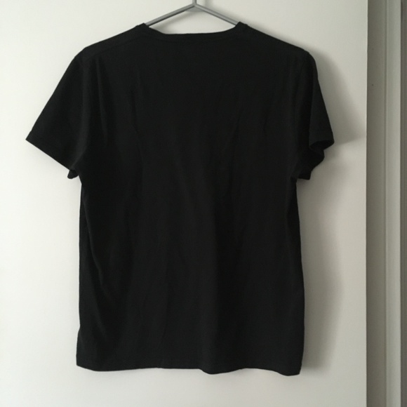 Genuine ALEXANDER MCQUEEN Black Cotton Embroidered Red Skull Logo Crew T… - Picture 2 of 3